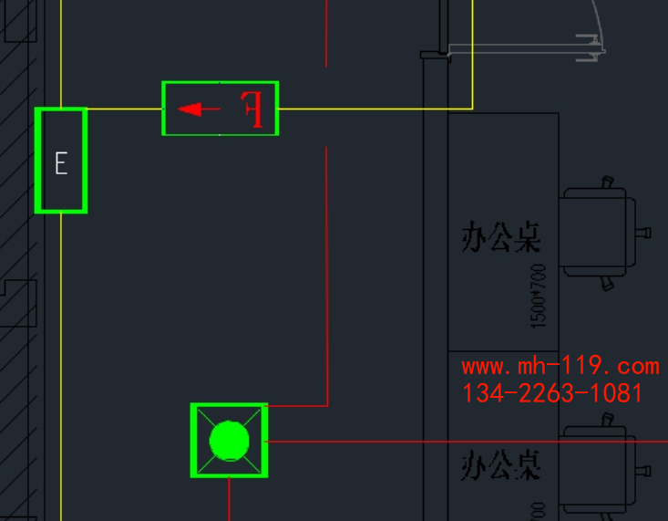應(yīng)急照明平面圖圖例