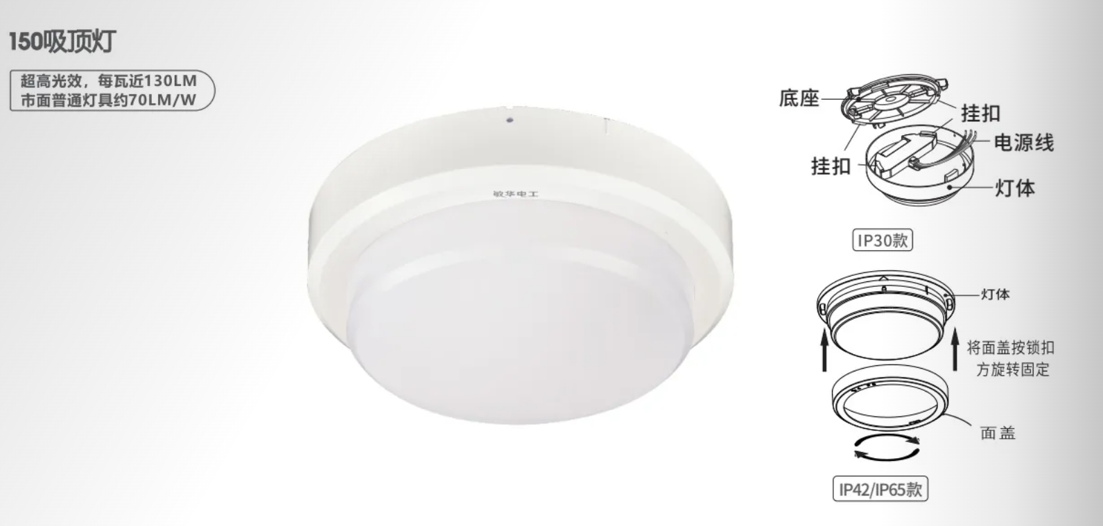 敏華A型36V應(yīng)急吸頂燈M6095 規(guī)格參數(shù)1.png